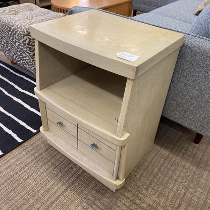 MC Whitewash Laminate Nightstand w/Drawer
