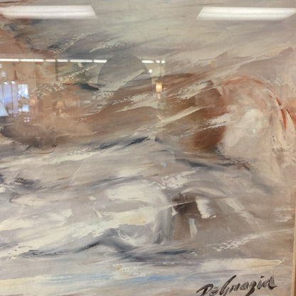 Signed Impressionist Horses Art