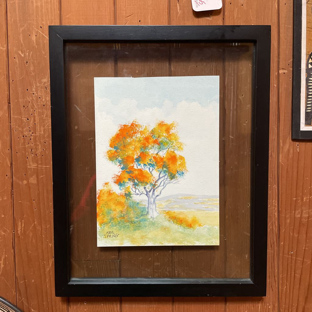 Tree with Orange Foliage Art ART