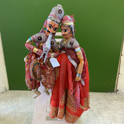 PAIR of Vintage Indian Puppets