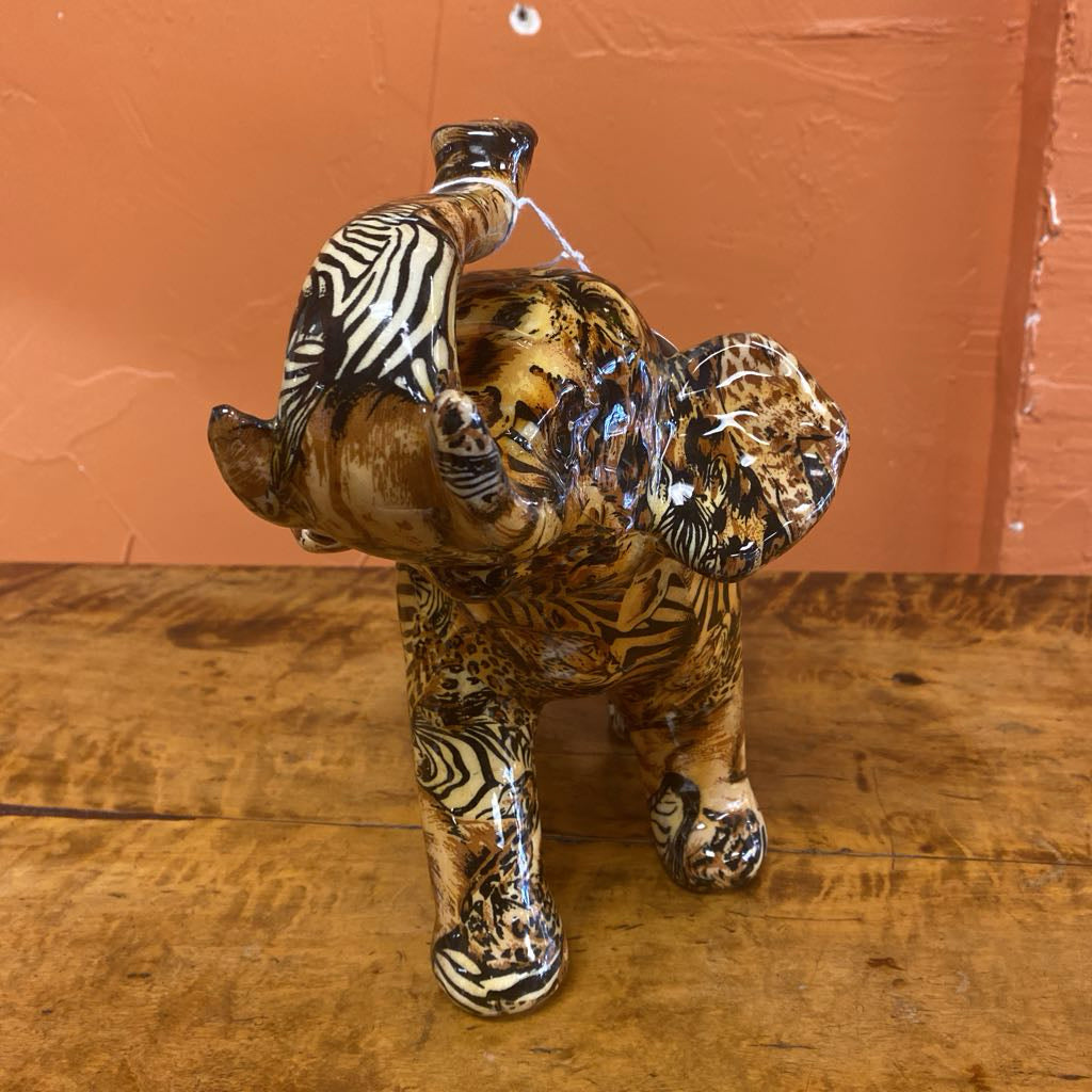 Safari Motif Elephant Scupture