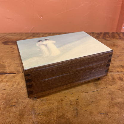 Lacquered Ladies Music Jewelry Box