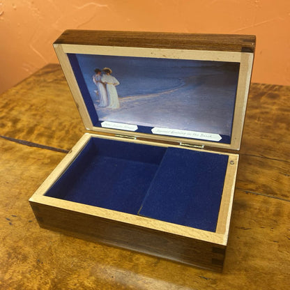 Lacquered Ladies Music Jewelry Box