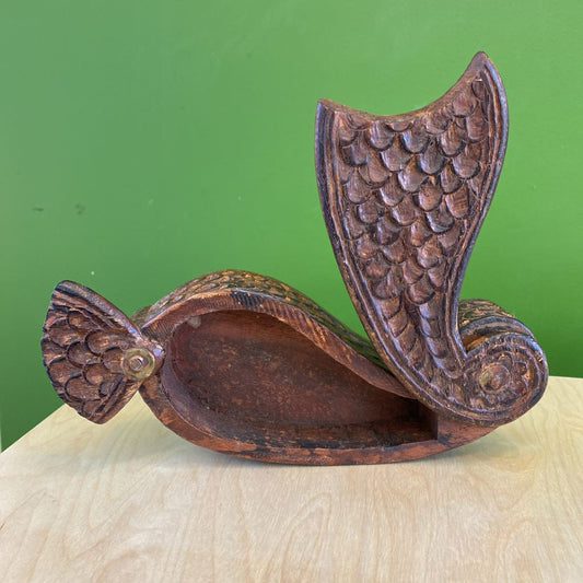 Vintage Carved Indian Tika Box SMALLS