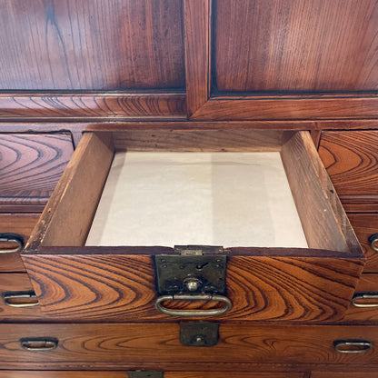 Japanese Tansu Chest w 3 Tiers