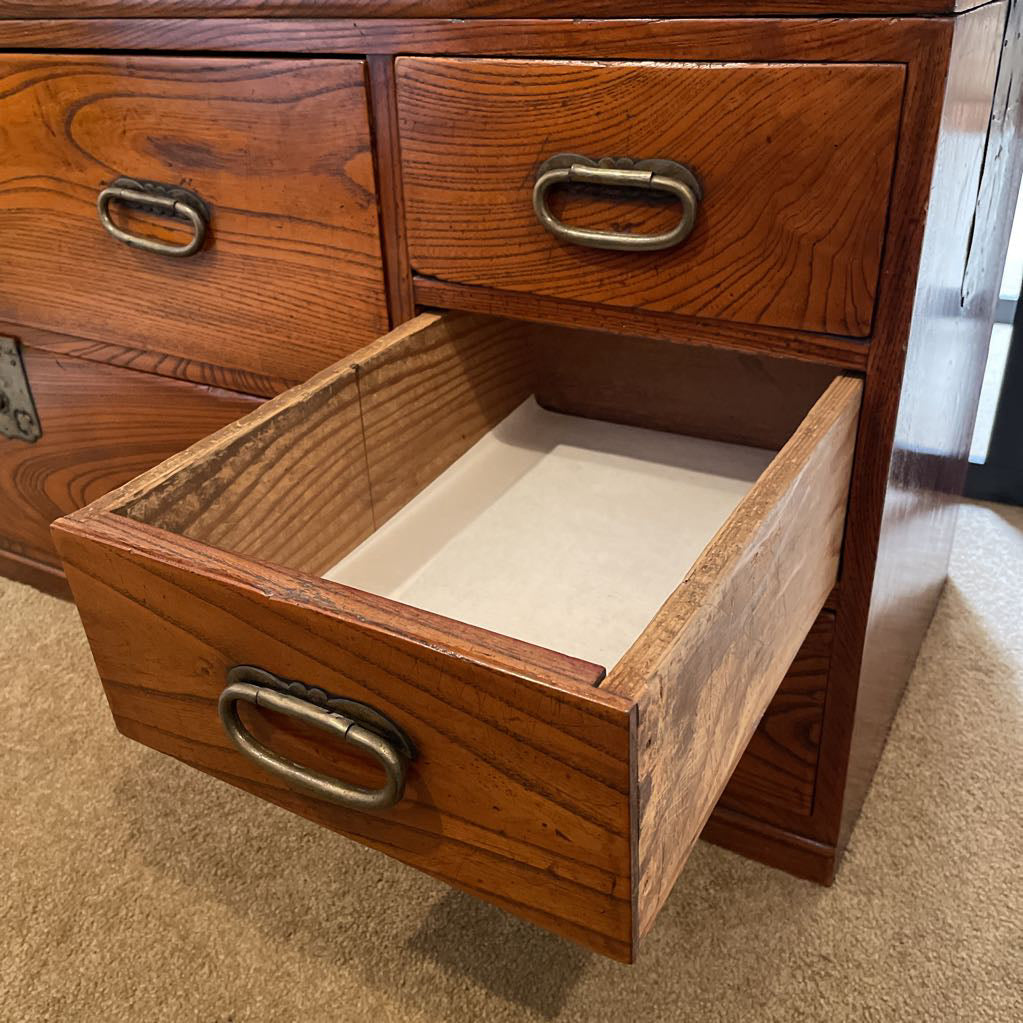 Japanese Tansu Chest w 3 Tiers