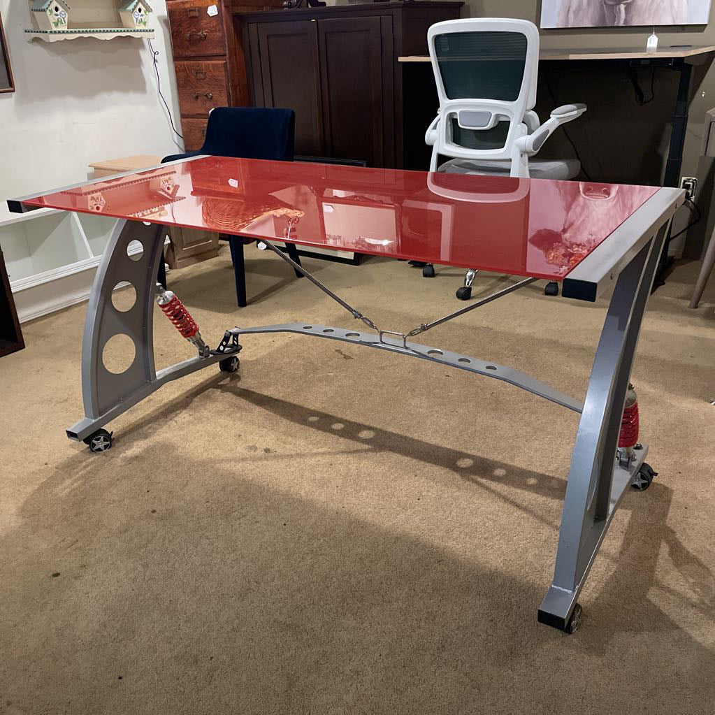 Cherry Red Racing Themed Desk C DESKS