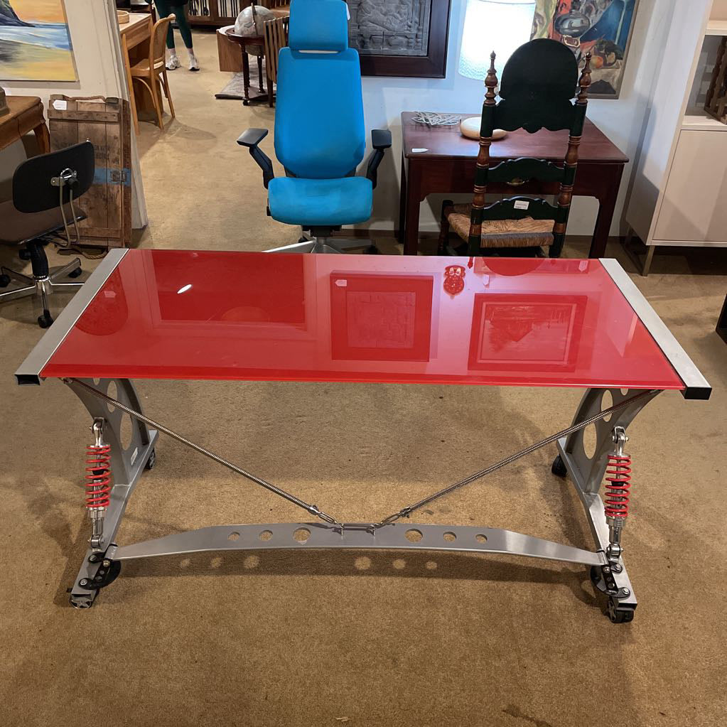 Cherry Red Racing Themed Desk C DESKS