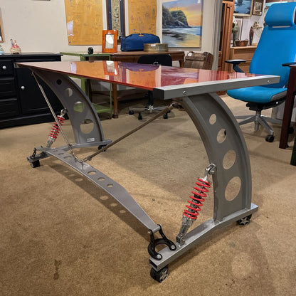 Cherry Red Racing Themed Desk C DESKS