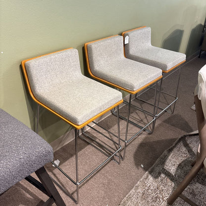 Set of 3 Dallas PL Wire Handle Back Stools