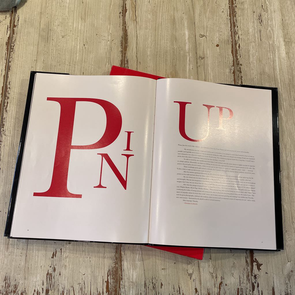 Hollywood Pinups Book in Red Sleeve