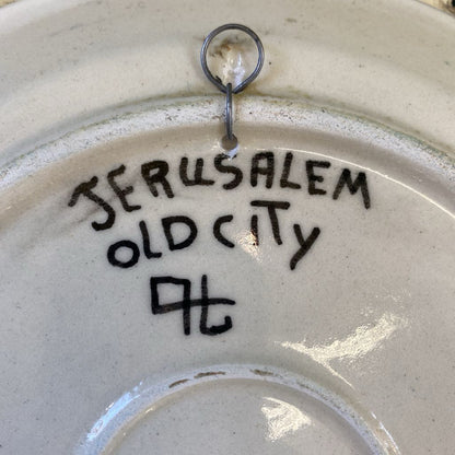 Jerusalem Pottery Plate Art