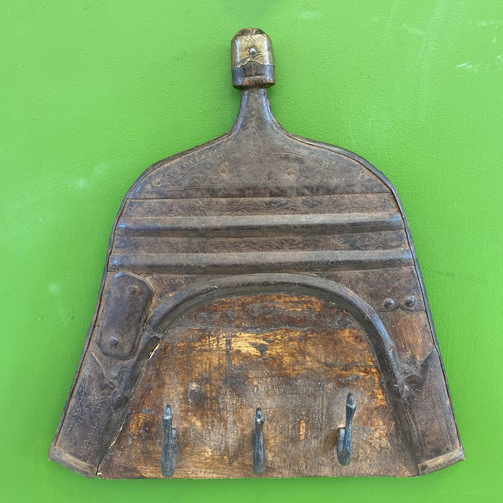 Antique Upcycled Dustpan Coatrack