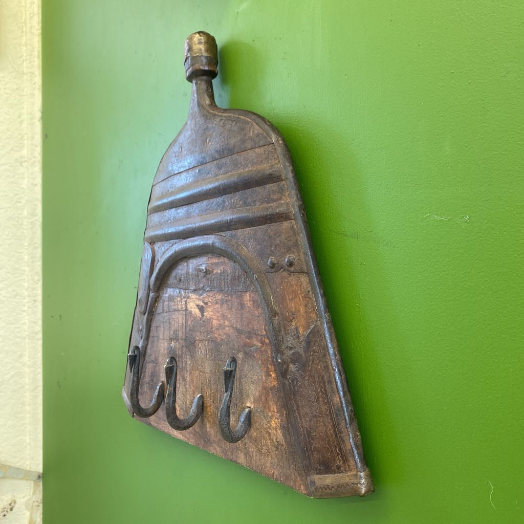 Antique Upcycled Dustpan Coatrack