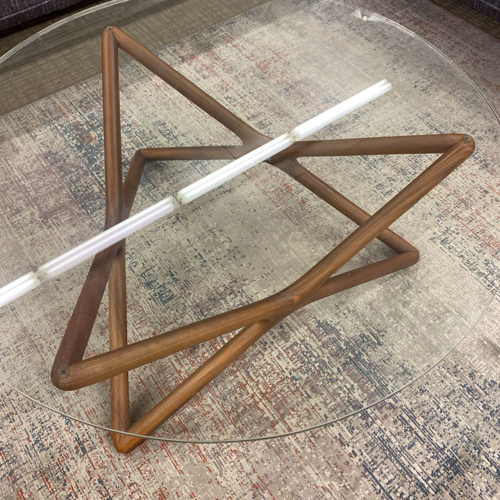 SEAN DIX TRIPPLE X Coffee Table Walnut