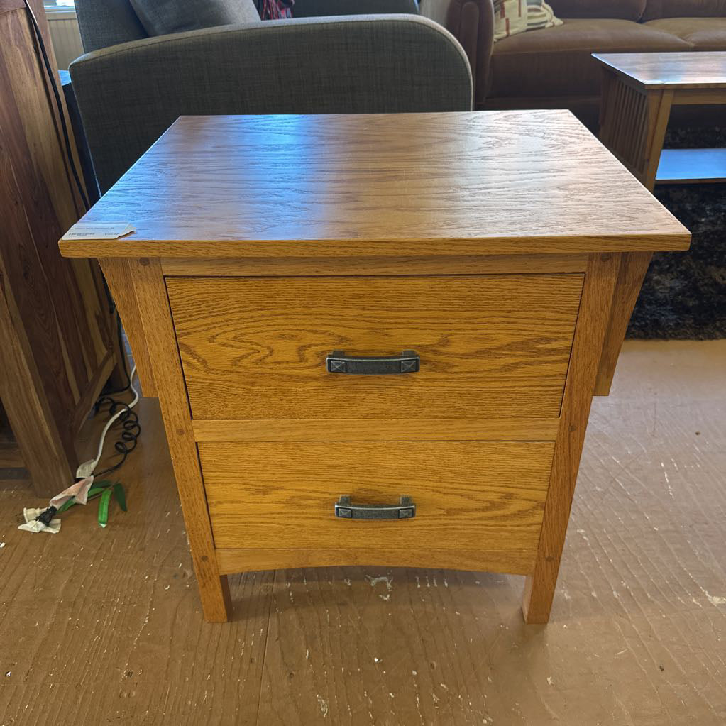 Mission Style Nightstand C SIDE TABLES
