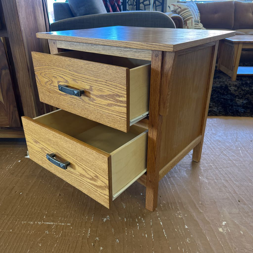 Mission Style Nightstand C SIDE TABLES