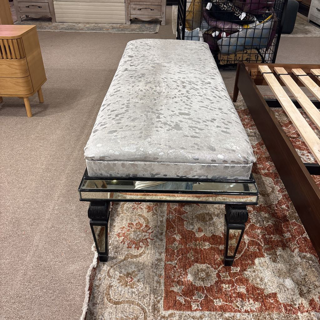 Cowhide Bench