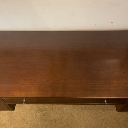 Mitchel Gold Scribe Walnut Finish Desk with Chrome Legs