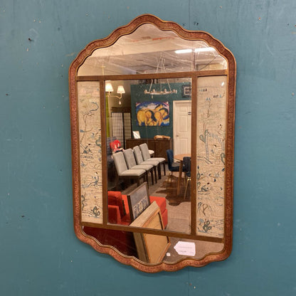 Vintage Asian Motif Mirror