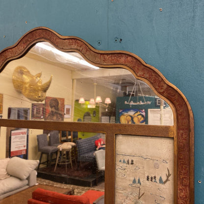 Vintage Asian Motif Mirror