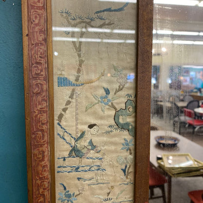 Vintage Asian Motif Mirror