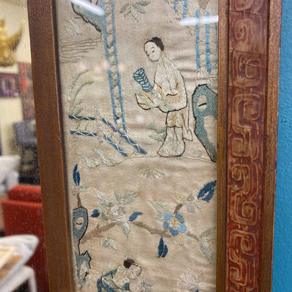 Vintage Asian Motif Mirror
