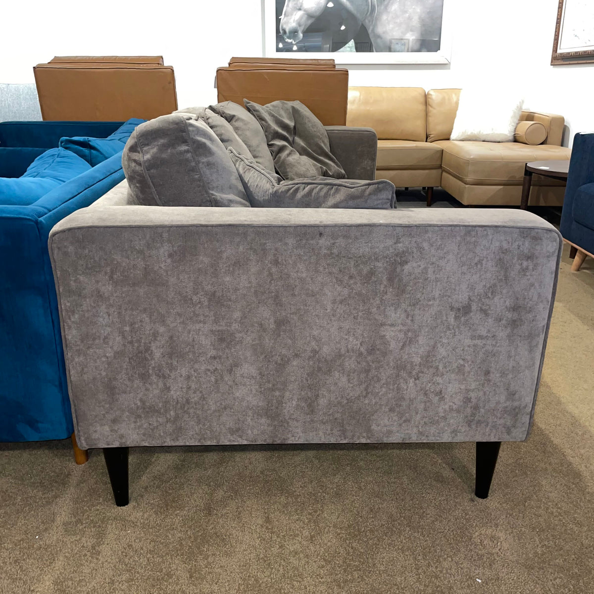 3 Seat Truffle Sofa w/ 2 Pillows U SOFAS