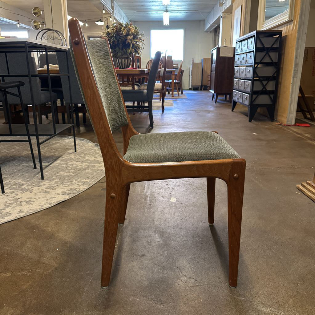 Teak High Back Dining Chair