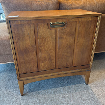 Mid-Century Walnut Vinyl Record Cabinet C CABINETS