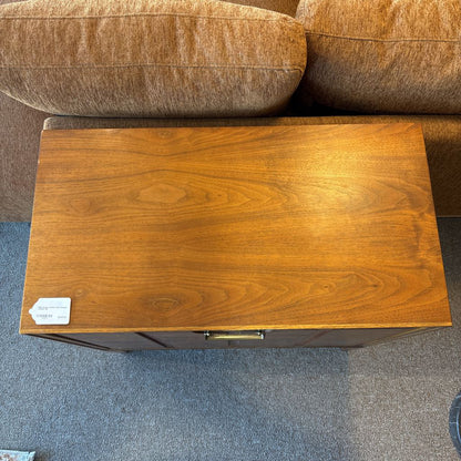 Mid-Century Walnut Vinyl Record Cabinet C CABINETS