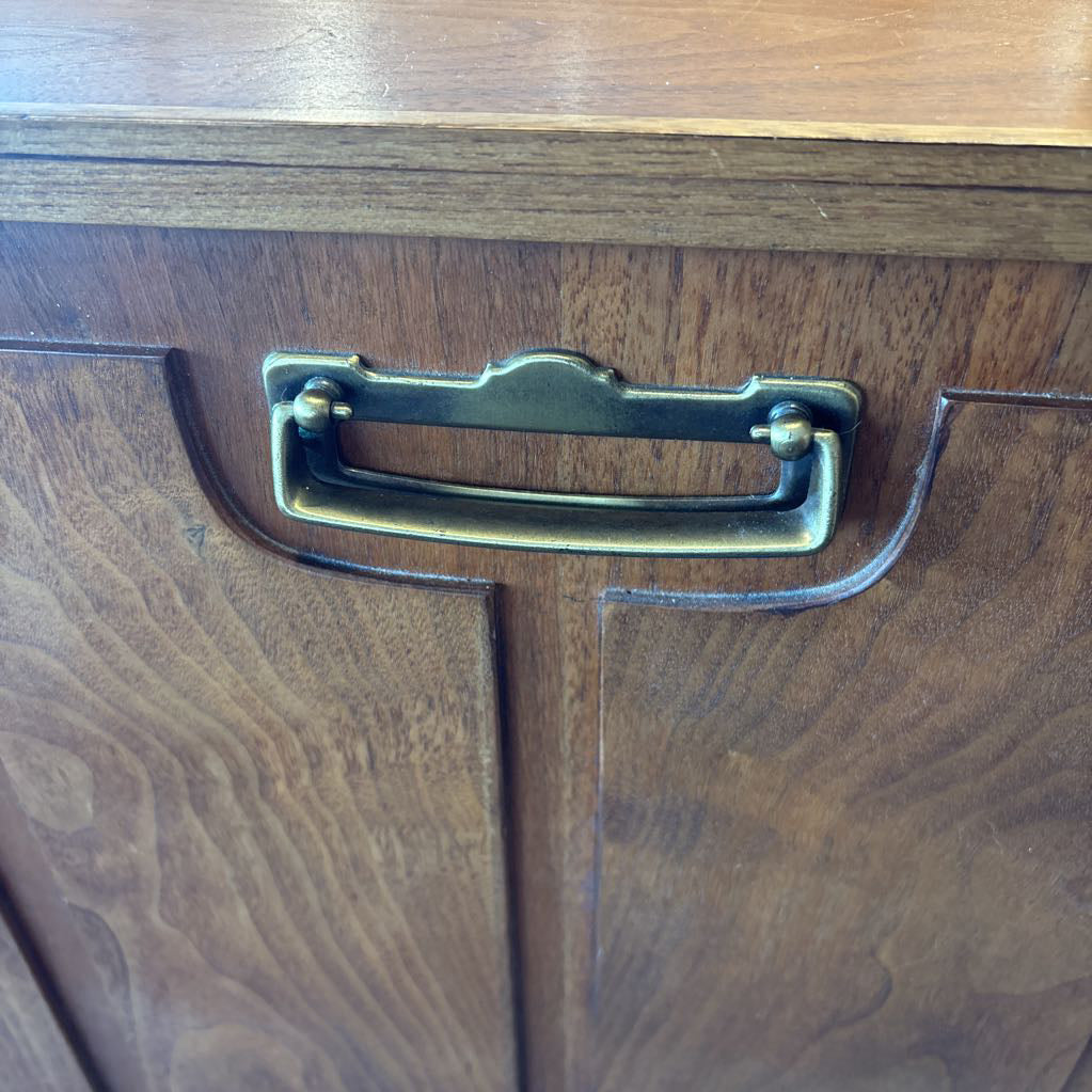 Mid-Century Walnut Vinyl Record Cabinet C CABINETS