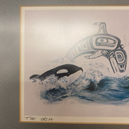 SUSAN J COLEMAN Orca Print Signed