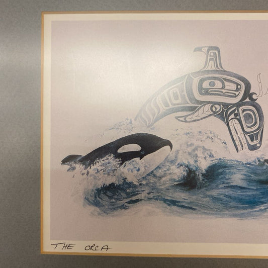 SUSAN J COLEMAN Orca Print Signed