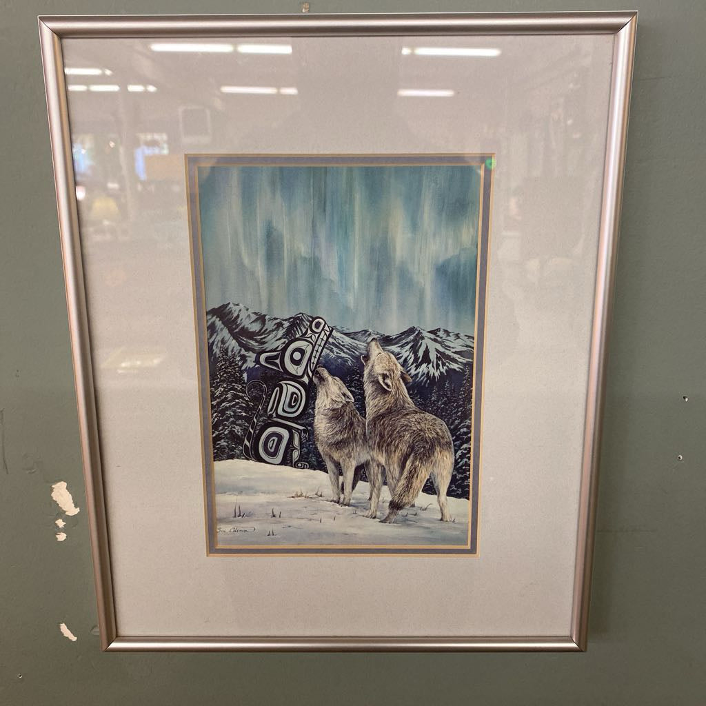 SUSAN J COLEMAN Wolves Print