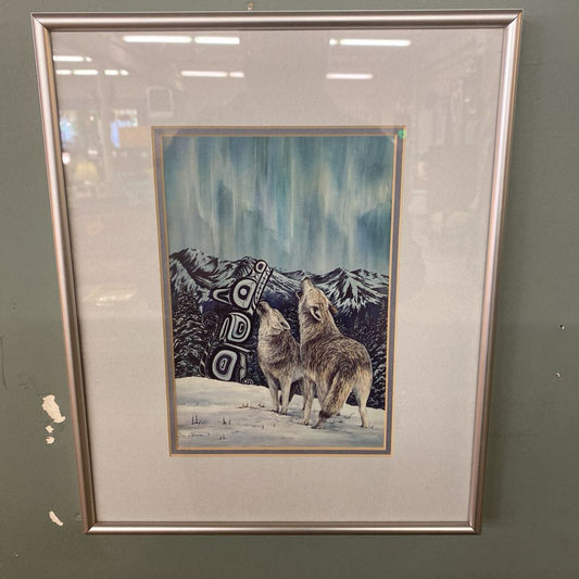 SUSAN J COLEMAN Wolves Print