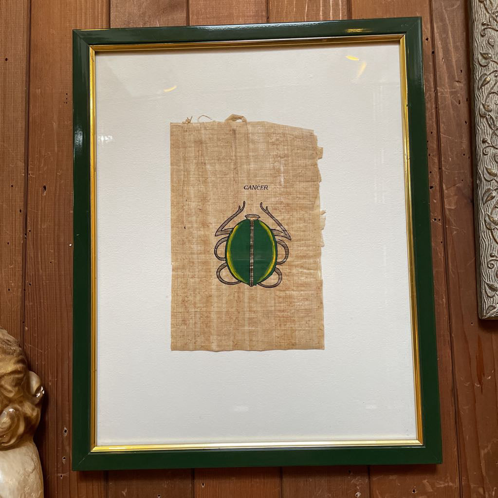 Beetle on Papyrus ART