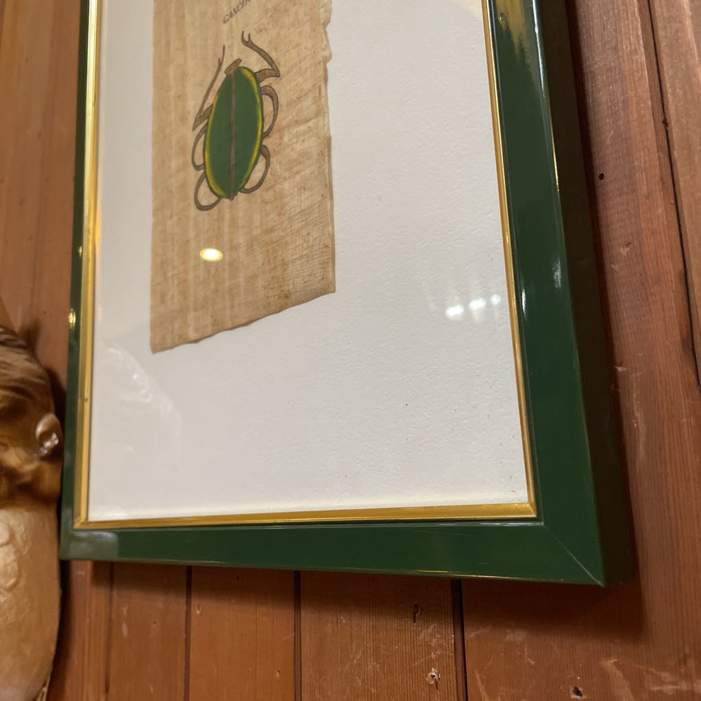 Beetle on Papyrus ART