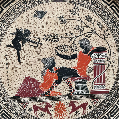 Greek Themed Decorative Plate SMALLS