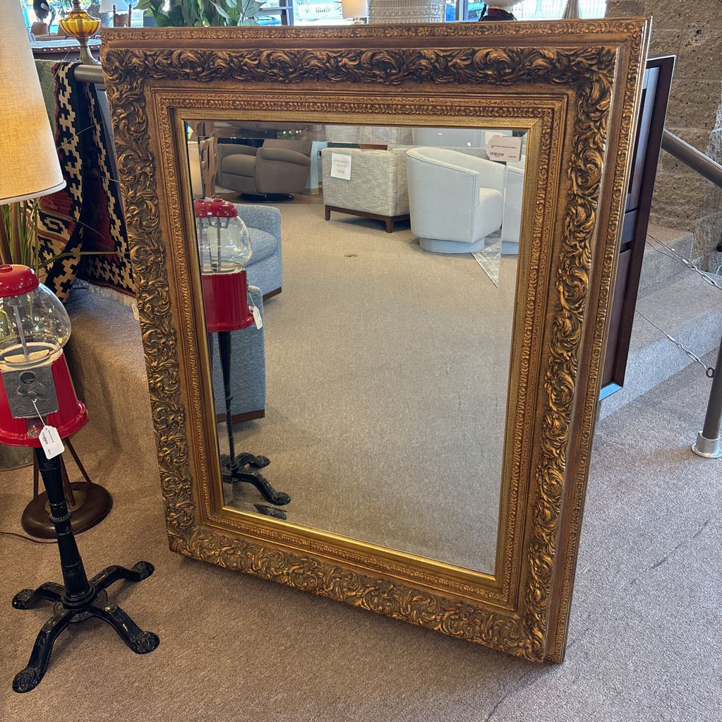 Large Ornate Gold Carved Mirror C MIRRORS