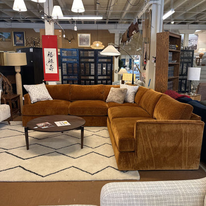 Castile Amber Sectional U SECTIONALS CORNER