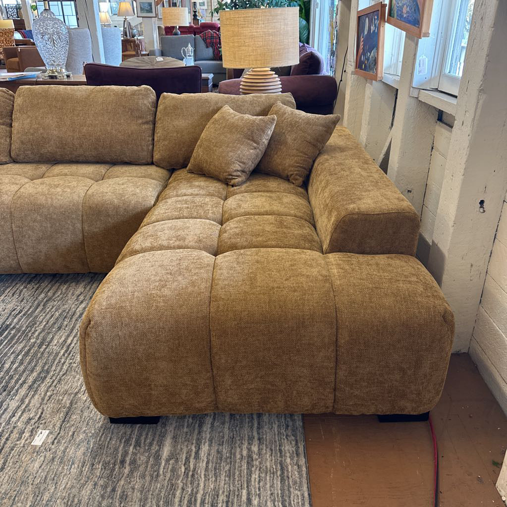 Amber Tufted RAF Sectional