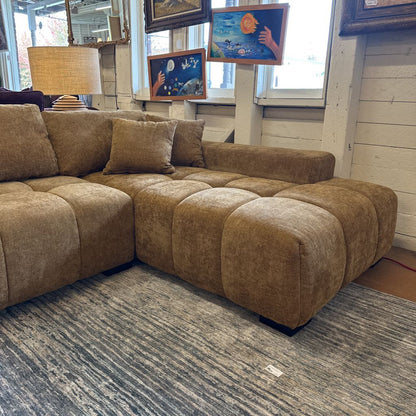 Amber Tufted RAF Sectional