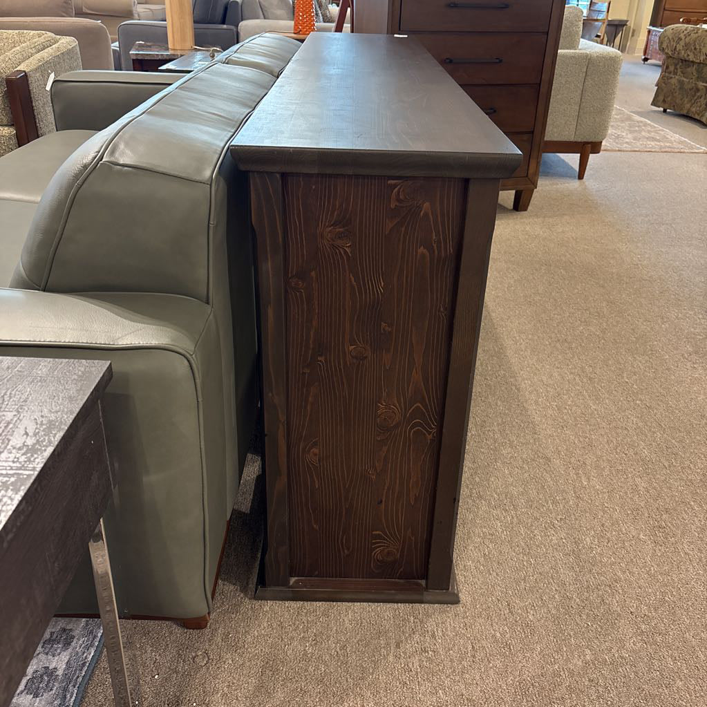 Solid Wood Cubby Low Shelf