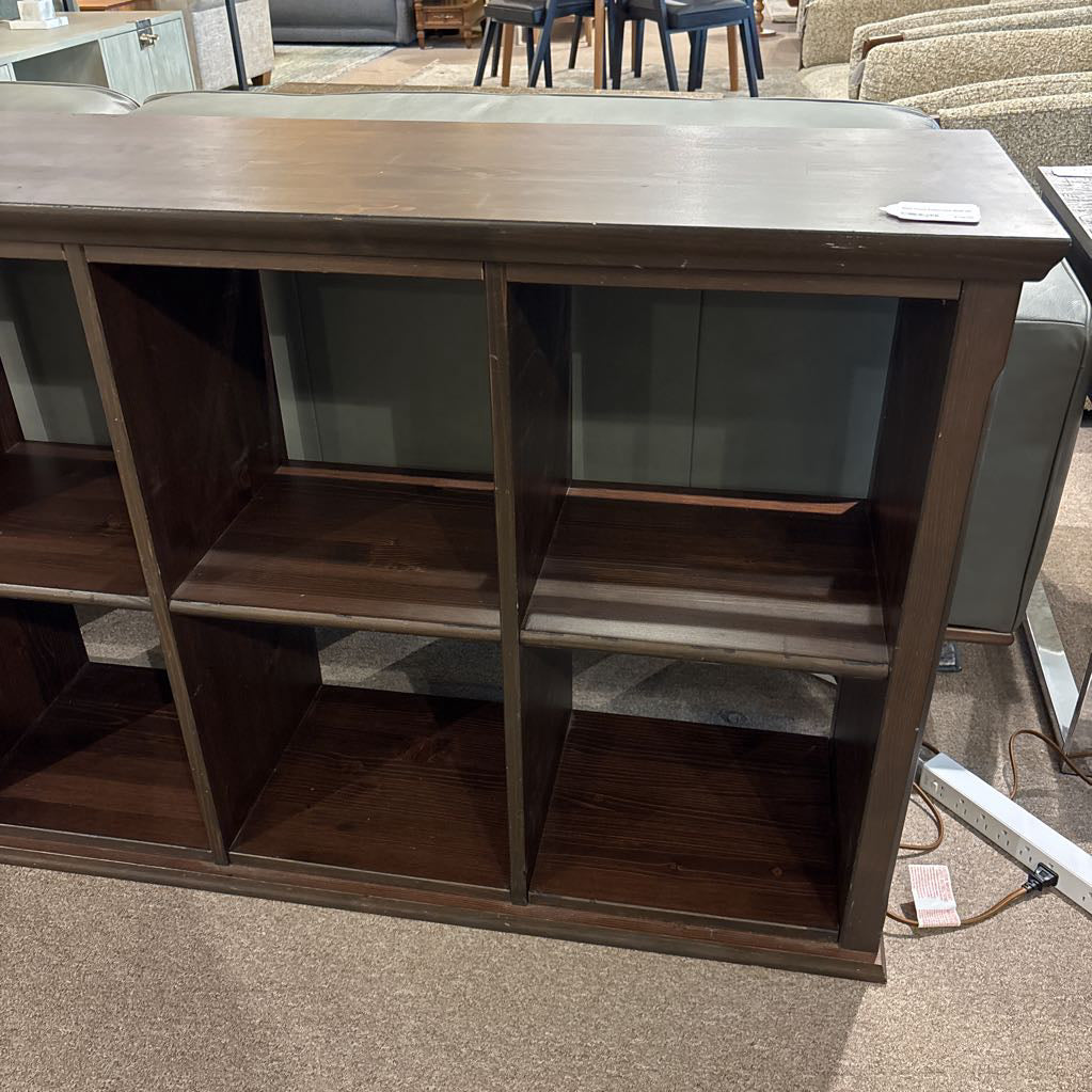 Solid Wood Cubby Low Shelf