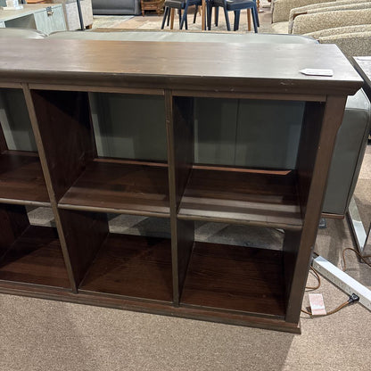 Solid Wood Cubby Low Shelf