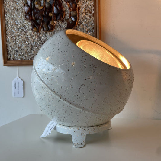 Metal Round Speckled Ball Light with Metal Circle Base LAMPS