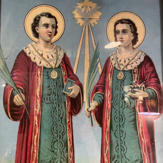 Saints Cosmas and Damian Art, Framed ART