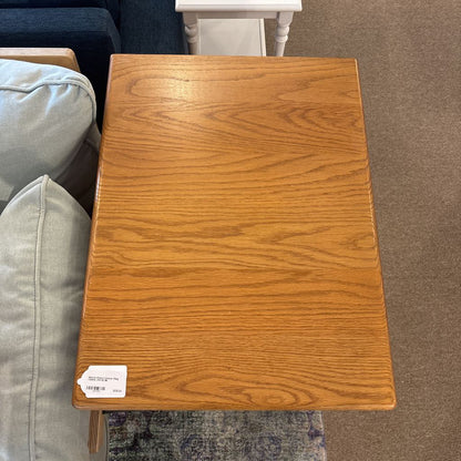 Natural Wood 2 Drawer Filing Cabinet (AS IS)