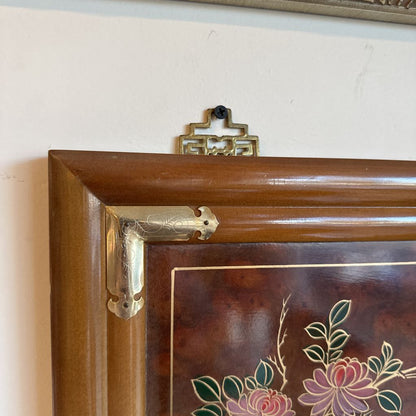 Chinoiserie Style Tall Narrow Mirror